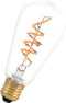 BAILEY Spiraled Ledlamp - L14cm - Dimbaar - Wit