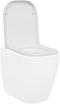 vidaXL - Snelle - Afneembare - Toiletbril - met - Zachte - Sluiting - Duroplast - Wit