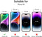 Selencia iPhone 14 - Backcover - 100% gerecycled - Wit Marmer