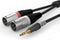 Sommer Cable HBA-3SM2-0300 Y-adapterkabel 3 m - Invoerkabel