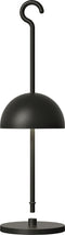 Sompex Tafellamp of hanglamp Hook | Led | Zwart - indoor / outdoor / voor binnen en buiten met oplaadkabel USB - 2700-3000k - kleur in warm of koel wit instelbaar - Design accu(tafel)lamp