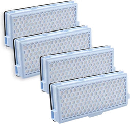 Somstyle Actieve HEPA Filter Set Geschikt voor Miele Classic Compact C1, Complete C2 & C3 - 4 Stuks - Vervangbaar - Stofzuiger Onderdelen