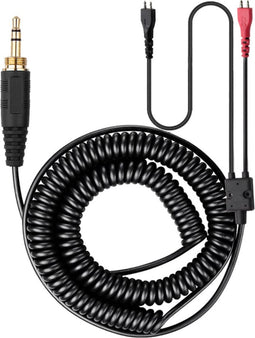 Somstyle Audio Kabel 2 Meter - Voor Sennheiser HD25, 560, 540, 480 & 430 Koptelefoon - Zonder Microfoon - Inclusief 3.5mm Naar 6.3mm Connector - Zwart
