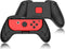 Somstyle Controller Grip Set geschikt voor Nintendo Switch Joy-Con - Stuur en Houder - Zwart