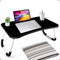 Somstyle Laptoptafel - Bedtafel - Schoottafel - MDF Hout - Ontbijttafel - 60x48x28 cm - Zwart