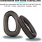 Somstyle Oorkussens Geschikt Voor Sennheiser GSP 300 / GSP 301 / GSP 302 / GSP 303 / GSP 350 - 2 Stuks - Zacht Foam - Eiwitleer - Zwart