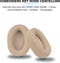 Somstyle Oorkussens Geschikt Voor Sony WH-H900N / MDR-100ABN - 2 Stuks - Zacht Foam - Eiwitleer - Champagne