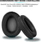 Somstyle Oorkussens geschikt voor Sony WH-H900N / MDR-100ABN Koptelefoon - 2 Stuks - Zacht Schuim - Eiwitleer - Zwart
