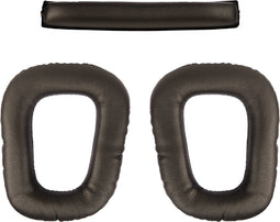Somstyle Oorkussens Met Hoofdband Geschikt Voor Logitech G35, G230, G332, G430, G432, F430, F450 & G930 Headset - Zacht Schuim - Eiwitleer - Zwart