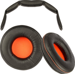 Somstyle Oorkussens Met Hoofdband Set Geschikt Voor Steelseries Siberia 800 & 840 - Zacht Foam - Eiwitleer - Zwart