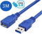 Somstyle USB 3.0 Verlengkabel - 3 Meter - Hoge Snelheid - Male naar Female - USB naar USB