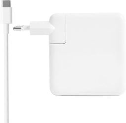 Somstyle USB-C Oplader 1.8 Meter Geschikt Voor MacBook - Adapter - Wit