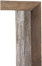 Sondrio wandkast open - hout mat donkerbruin