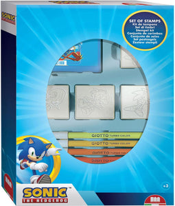 Sonic Stempelset met 4 Stempels