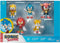 Sonic the Hedgehog Set met 5 Figuren van 6 Cm - Sonic - Knuckles - Ray - Tails - Mighty