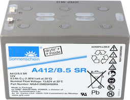 Sonnenschein Dryfit A412 / 8.5SR loodbatterij PB 12Volt 8.5Ah