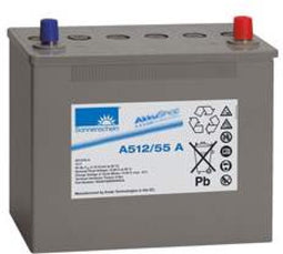 Sonnenschein Dryfit A512 / 55A loodbatterij, A-aansluiting