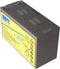 Sonnenschein Solar S12 / 6.6S accukabel 12Volt 6.6Ah