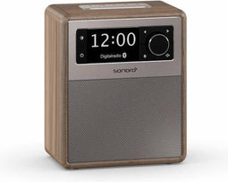 Sonoro EASY V2 - Draagbare DAB+ Radio + Bluetooth - Walnoot
