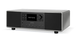 Sonoro Primus stereo internetradio met DAB+, FM, Spotify en Bluetooth, Chalk Grey - Black