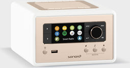 Sonoro Relax X internet radio met Wi-Fi, Spotify Connect, FM/DAB+ radio en Bluetooth - Mat wit