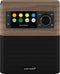 Sonoro STREAM - Zwart - FM/DAB+ radio - internet radio- WiFi - BlueTooth - Walnoot/Zwart