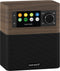 Sonoro STREAM - Zwart - FM/DAB+ radio - internet radio- WiFi - BlueTooth - Walnoot/Zwart