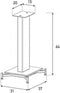 Sonorous speaker SP600-stand zwart (per paar)