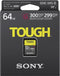 Sony Tough Professional SDXC 64 GB - CL10 UHS-II R300 W299 U3 V90