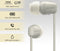 Sony WI-C100 - Draadloze oordopjes - Taupe