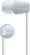 Sony WI-C100 - Draadloze oordopjes - Wit