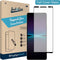 Sony Xperia 1 IV screenprotector - Full Cover - Gehard glas - Zwart - Just in Case