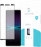 Sony Xperia 1 IV screenprotector - Full Cover - Gehard glas - Zwart - Just in Case
