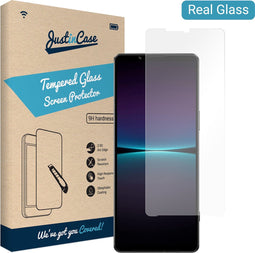Sony Xperia 1 IV screenprotector - Gehard glas - Transparant - Just in Case