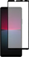 Sony Xperia 10 IV screenprotector - Full Cover - Gehard glas - Zwart - Just in Case