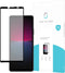 Sony Xperia 10 IV screenprotector - Full Cover - Gehard glas - Zwart - Just in Case
