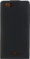 Sony Xperia C4 Hoesje - Xccess - Serie - Kunstlederen Flipcase - Zwart - Hoesje Geschikt Voor Sony Xperia C4