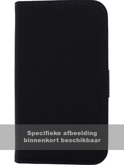 Sony Xperia E4 Hoesje - Mobilize - Slim Wallet Serie - Kunstlederen Bookcase - Zwart - Hoesje Geschikt Voor Sony Xperia E4