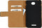 Sony Xperia E4 Hoesje - Mobilize - Slim Wallet Serie - Kunstlederen Bookcase - Zwart - Hoesje Geschikt Voor Sony Xperia E4