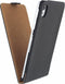 Sony Xperia M4 Aqua Hoesje - Mobilize - Classic Serie - Kunstlederen Flipcase - Zwart - Hoesje Geschikt Voor Sony Xperia M4 Aqua