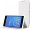 Sony Xperia Z2 Hoesje - Rock - Serie - Kunststof Bookcase - Wit - Hoesje Geschikt Voor Sony Xperia Z2