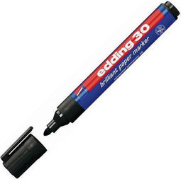 Viltstift edding 30 brilliant rond 1.5-3mm zwart | 10 stuks