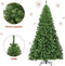 Costway Kerstboom 225 cm - Vouwsysteem PVC - Dichte takken - Groen