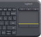 Logitech K400 Plus - Draadloos Toetsenbord - Spaans Qwerty - Zwart