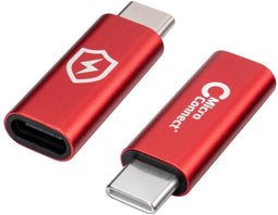 Microconnect MC-CCADAP-SC - USB-C Data Blocker - Veilig opladen - Rood