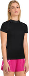 Avento Thermoshirt - Korte Mouw - Dames - Aansluitend - Zwart - Maat 38