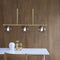 Sophia pendant brass