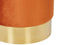 SOPHIA - Poef - Oranje - Fluweel