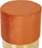 SOPHIA - Poef - Oranje - Fluweel