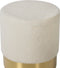 SOPHIA - Poef - Wit - Bouclé
